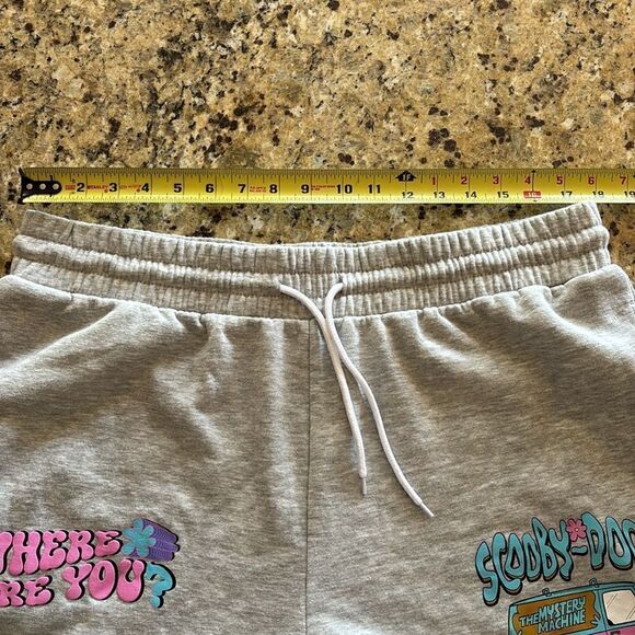 Scooby-Doo Graphic Patches Gray Jogger Sweat Pants, 28” Inseam SZ XXXL - Picture 12 of 13